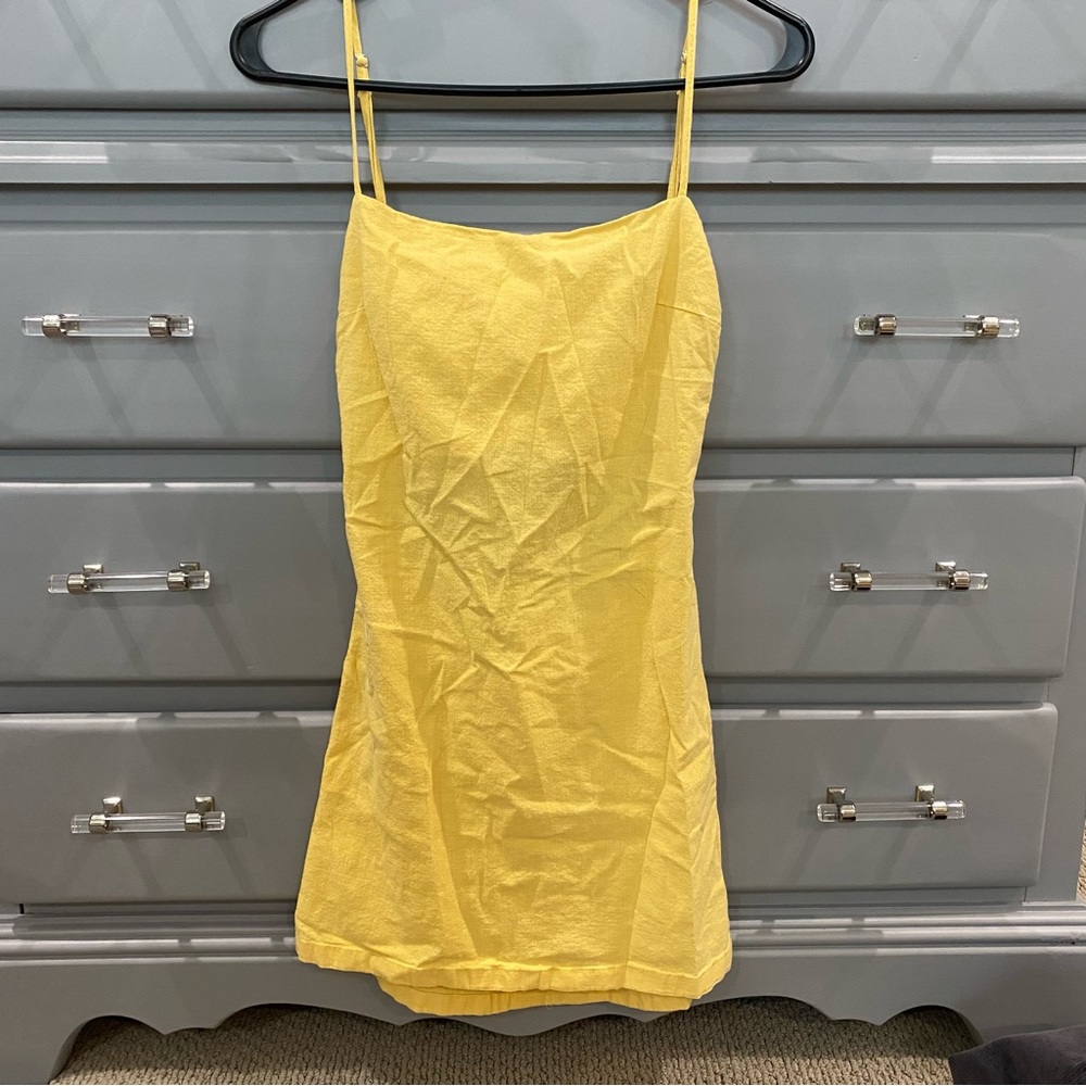 Yellow Dress Short